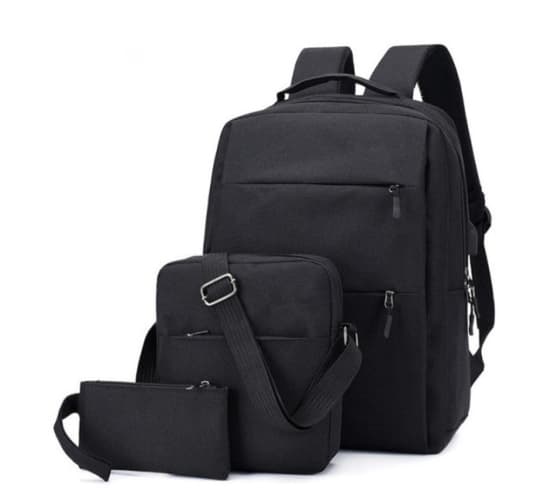 Sac à Dos pour Ordinateur Portable 15,6 pouces Etanche avec Port USB Noir