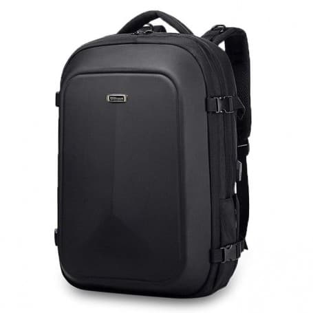 Sac à Dos Multifonctionnel Portable de voyage à Port USB Antivol pour Hommes Noir